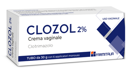 CLOZOL 2% CREMA VAGINALE 1 TUBO IN AL DA 30 G CON 6 APPLICATORI MONOUSO