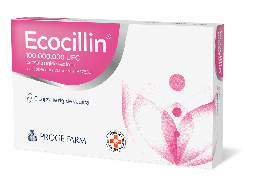 ECOCILLIN 100.000.000 UFC CAPSULE RIGIDE VAGINALI 6 CAPSULE IN BLISTER OPA/AL/PVC-AL