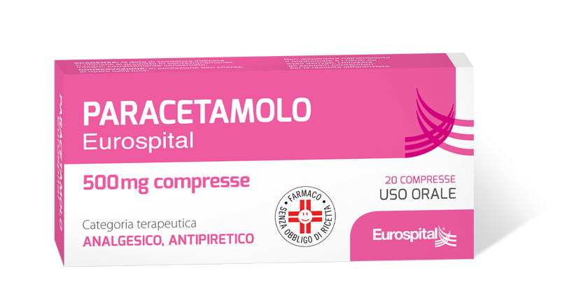 PARACETAMOLO EUROS 500 MG COMPRESSE 20 COMPRESSE