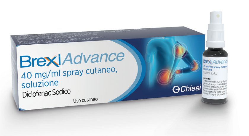BREXIADVANCE 40 MG/ML SPRAY CUTANEO SOLUZIONE 1 FLACONE IN VETRO DA 30 ML/125 EROGAZIONI CON POMPA DOSATRICE