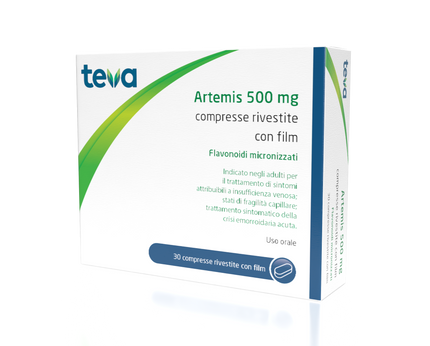 ARTEMIS 500 MG COMPRESSE RIVESTITE CON FILM 30 COMPRESSE IN BLISTER PVC/AL