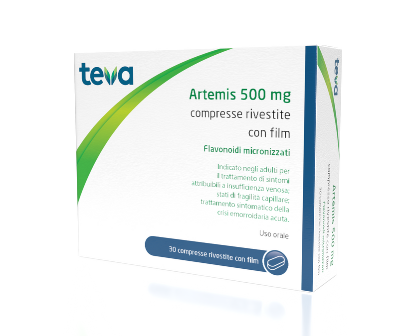 ARTEMIS 500 MG COMPRESSE RIVESTITE CON FILM 30 COMPRESSE IN BLISTER PVC/AL