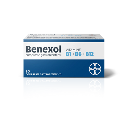 BENEXOL COMPRESSE GASTRORESISTENTI, 20 COMPRESSE IN FLACONE HDPE - Farmaspeed