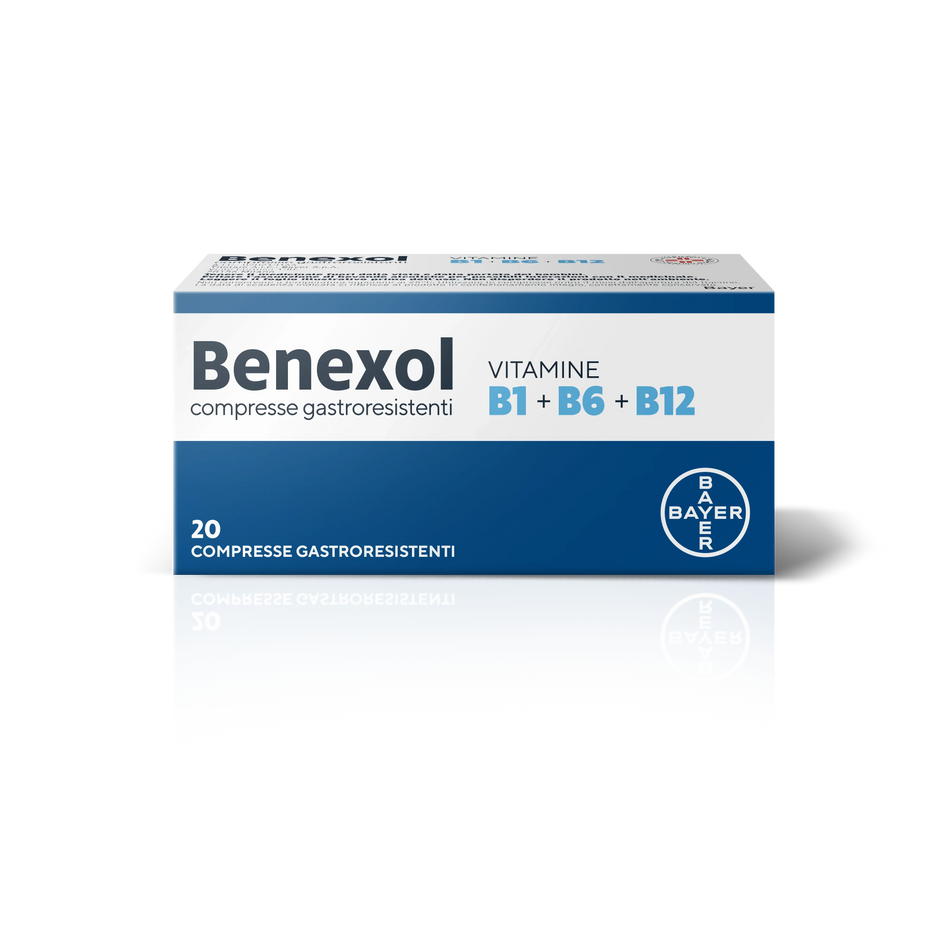 BENEXOL COMPRESSE GASTRORESISTENTI, 20 COMPRESSE IN FLACONE HDPE - Farmaspeed