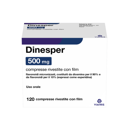 DINESPER 500 MG COMPRESSE RIVESTITE CON FILM 120 COMPRESSE IN BLISTER AL/PVC