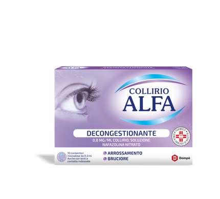 COLLIRIO ALFA DEC 0,8 MG/ML COLLIRIO, SOLUZIONE  10 CONTENITORI MONODOSE 0,3 ML