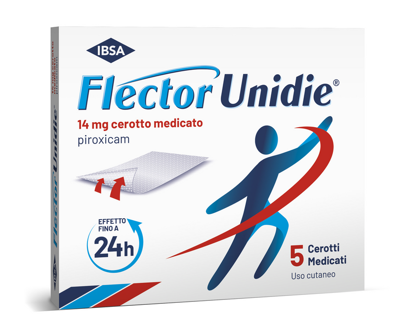 FLECTOR UNIDIE 14 MG CEROTTO MEDICATO 5 CEROTTI IN BUSTINA CARTA/PE/AL/EAA