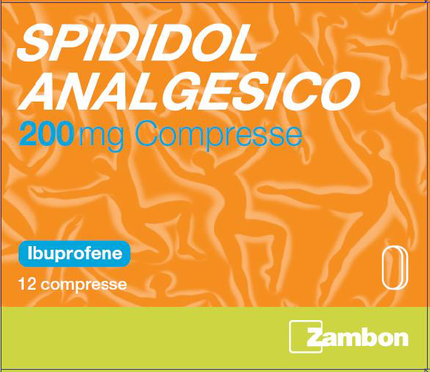 SPIDIDOL ANALG 200 MG COMPRESSE 12 COMPRESSE