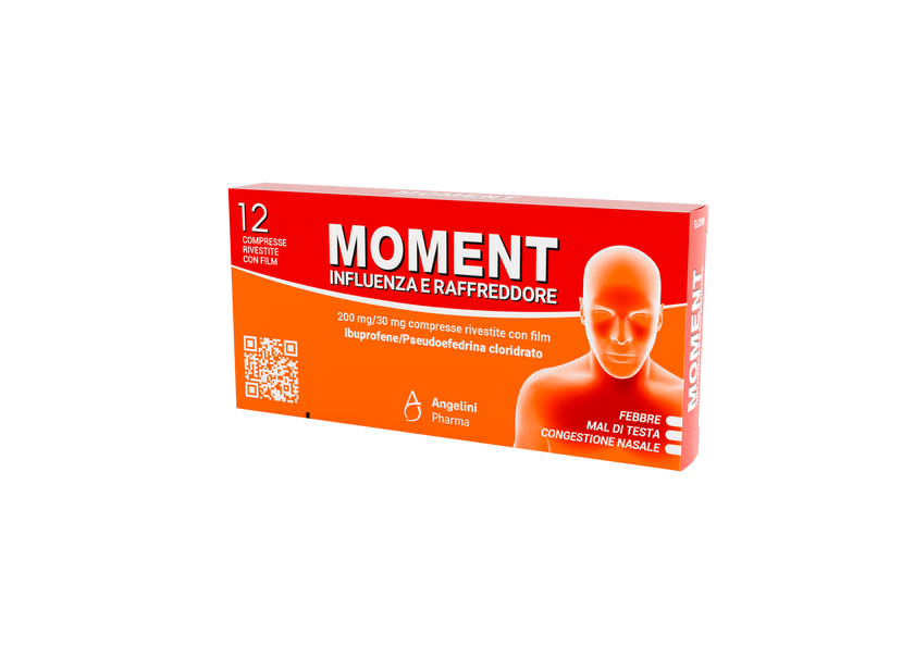 MOMENT INFL R 200 MG/30 MG COMPRESSE RIVESTITE CON FILM 12 COMPRESSE IN BLISTER PVC/PVDC/AL