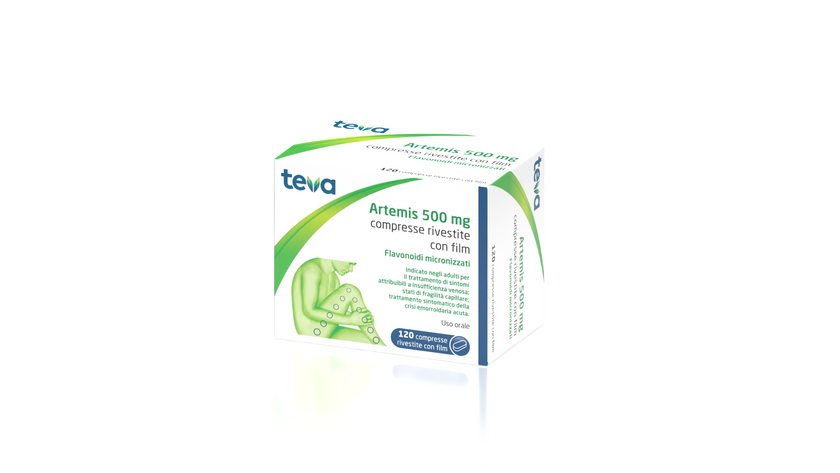 ARTEMIS 500 MG COMPRESSE RIVESTITE CON FILM 120 COMPRESSE IN BLISTER PVC/AL