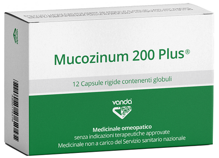 MUCOZINUM 200 PLUS 12CPS VANDA