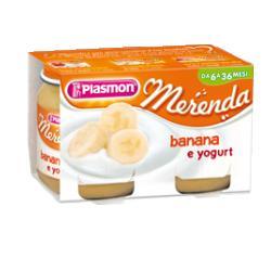 PLASMON OMOGENEIZZATO YOGURT BANANA 120 G X 2 PEZZI - Farmaspeed