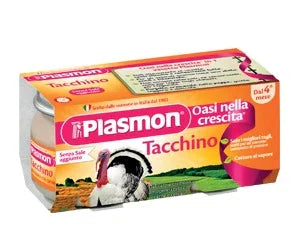 PLASMON OMOGENEIZZATO TACCHINO 80 G X 2 PEZZI - Farmaspeed
