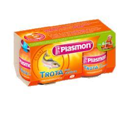 PLASMON OMOGENEIZZATO TROTA VERDURE 80 G X 2 PEZZI - Farmaspeed