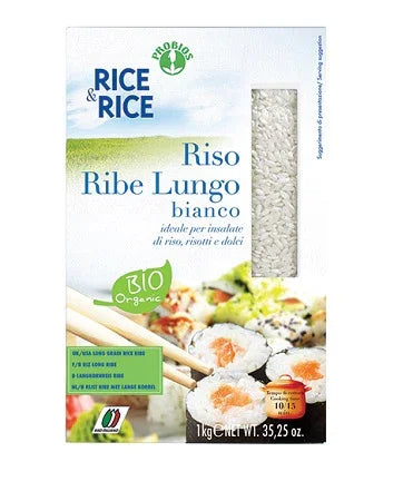 RICE&RICE RISO LUNGO RIBE BIANCO 1 KG - Farmaspeed