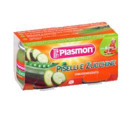 PLASMON OMOGENEIZZATO PISELLI ZUCCHINE 80 G X 2 PEZZI - Farmaspeed