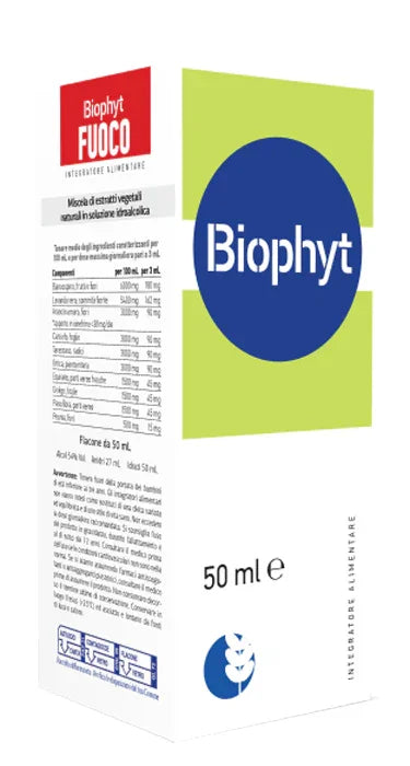 BIOPHYT FUOCO 50 ML SOLUZIONE IDROALCOLICA - Farmaspeed
