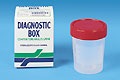 STERILE URINE CONTAINER DIAGNOSTIC BOX