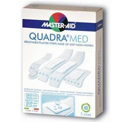 CEROTTO MASTER-AID QUADRA DERMOATTIVO FORMATI ASSORTITI 40 PEZZI - Farmaspeed