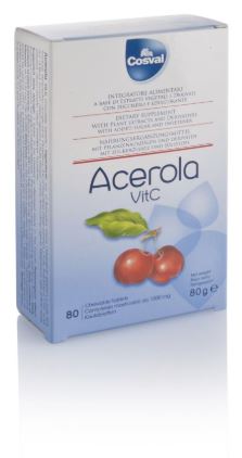 ACEROLA VITAMINA C 80 TAVOLETTE
