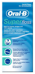 ORALB SUPERFLOSS FILO INTERDENTALE 50 FILI - Farmaspeed