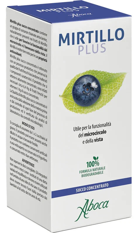 MIRTILLO PLUS SUCCO CONCENTRATO 100 ML - Farmaspeed