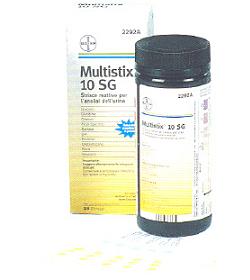 MULTITEST MULTISTIX 10SG 25 PIECES TEST STRIP