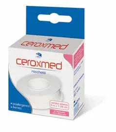 CEROTTO ADESIVO IN ROCCHETTO CEROXMED IN TESSUTO NON TESSUTO AERATO IPOALLERGENICO BIANCO 500X1,25 CM 1 PEZZO - Farmaspeed