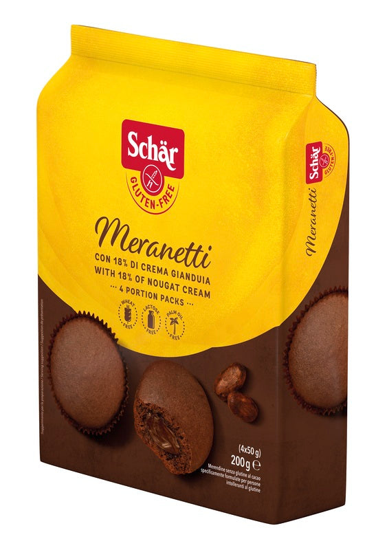 SCHAR MERANETTI CON CREMA GIANDUIA 4 PEZZI DA 50 G