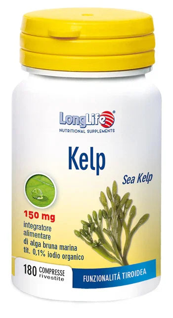LONGLIFE KELP ALGA BRUNA 180 COMPRESSE - Farmaspeed