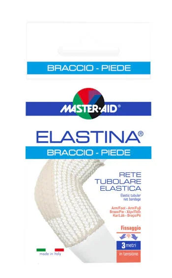 RETE TUBOLARE ELASTICA IPOALLERGENICA MASTER-AID ELASTINA BRACCIO/PIEDE 3 MT IN TENSIONE CALIBRO 4 CM - Farmaspeed