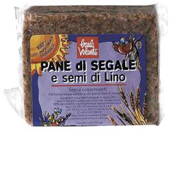 BAULE VOLANTE PANE DI SEGALE INTEGRALE CON SEMI DI LINO 500 G