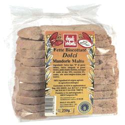 SWEET RUSKS ALMOND MALT 250 G