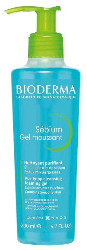 SEBIUM GEL MOUSSANT 200 ML - Farmaspeed