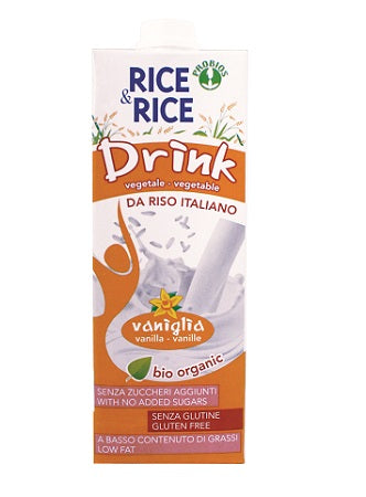RICE&RICE BEVANDA DI RISO ALLA VANIGLIA 1 LITRO