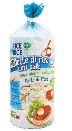 RICE&RICE RICE CAKES WITH SALT WITHOUT YEAST 100 G