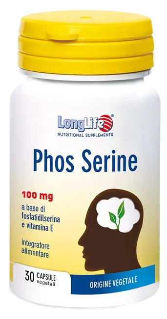 LONGLIFE PHOS SERINE 30 CAPSULE VEGETALI - Farmaspeed