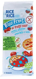 RICE&RICE RISO FRUIT FRUTTI ROSSI 6 X 33 G SENZA UOVA - Farmaspeed