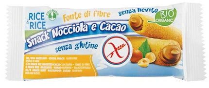 RICE&RICE SNACK DI RISO ALLA NOCCIOLA 25 G SENZA LIEVITO