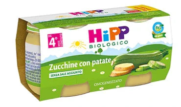 HIPP BIO HIPP BIO OMOGENEIZZATO ZUCCHINE CON PATATE 2X80 G - Farmaspeed