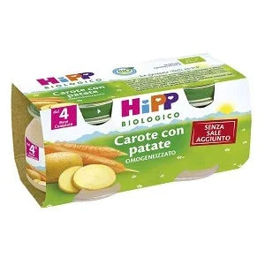 HIPP BIO HIPP BIO OMOGENEIZZATO CAROTE CON PATATE 2X80 G - Farmaspeed