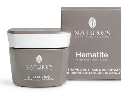 NATURE'S HEMATITE CREMA VISO ANTIAGE DOPOBARBA 50 ML