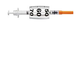 INSULIN SYRINGE PIC INSUMED 1 ML 100 IU NEEDLE GAUGE 30 LENGTH 8 MM WITHOUT DEAD SPACE 3 BAGS OF 10 PIECES