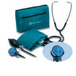 SFIGMOMANOMETRO ANEROIDE MANUALE DA BRACCIO CON FONENDOSCOPIO MODELLO POCKET  ALTA PRECISIONE  BRACCIALE IMPERMEABILE REGOLABILE  VALVOLA DI RILASCIO PROFESSIONALE