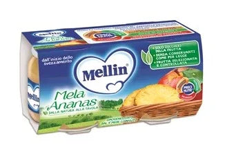 MELLIN OMOGENEIZZATO MELA ANANAS 100 G 2 PEZZI - Farmaspeed