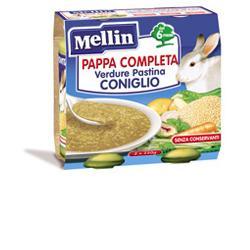 MELLIN PAPPA COMPLETA CONIGLIO 250 G 2 PEZZI - Farmaspeed