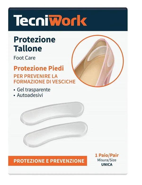 PROTEZIONE INVISIBILE TALLONE GEL TRASPARENTE 1 PAIO - Farmaspeed