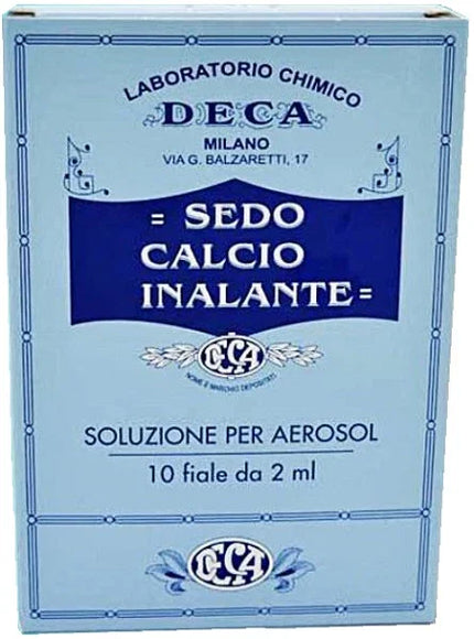 SEDO CALCIO INALANTE SOLUZIONE AEROSOL 10 FIALE 2 ML - Farmaspeed