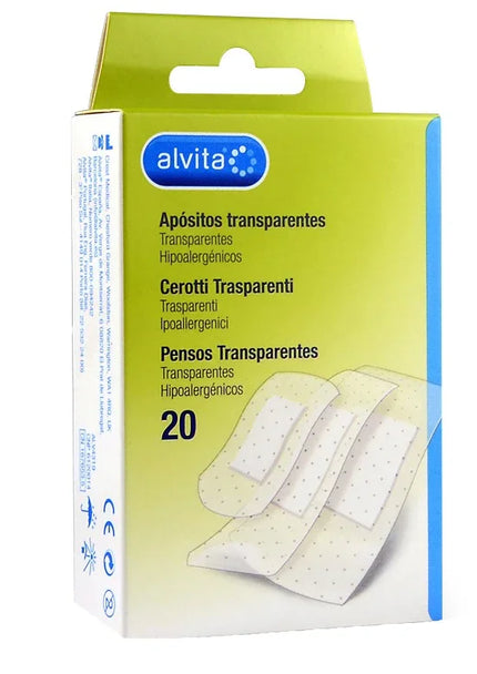 CEROTTO TRASPARENTE 20 PEZZI ALVITA - Farmaspeed