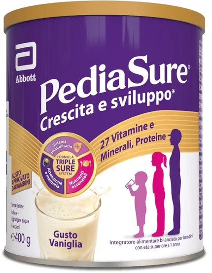 PEDIASURE CRESCITA&SVILUPPO VANIGLIA 400 G - Farmaspeed